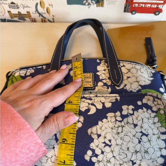 Dooney & Bourke Blue Floral Women's Bag - Picture 5 of 6